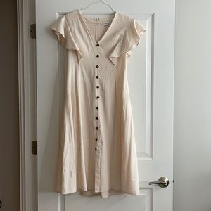 Calvin Klein Linen Smock Dress